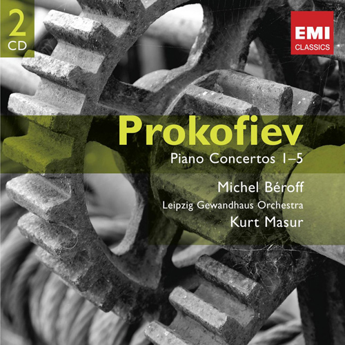 Imagen de apoyo de  PROKOFIEV, S.: Piano Concertos Nos. 1-5 / Overture on Hebrew Themes / Visions Fugitives (Beroff, Leipzig Gewandhaus, Masur)