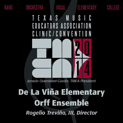 Imagen de apoyo de  2014 Texas Music Educators Association (TMEA): De La Viña Elementary Orff Ensemble