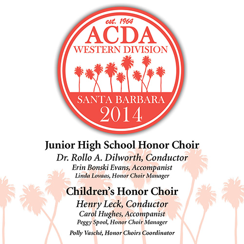Imagen de apoyo de  2014 American Choral Directors Association, Western Division (ACDA): Junior High School Honor Choir and Children’s Honor Choir (Live)