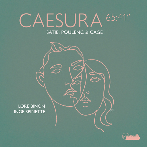 Imagen de apoyo de  Caesura 65:41" - SATIE, E. / POULENC, F. / CAGE, J. (Binon, Spinette)
