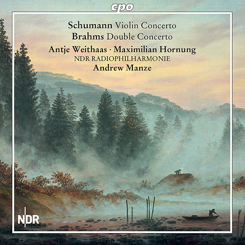 Imagen de apoyo de  SCHUMANN, R.: Violin Concerto / BRAHMS, J.: Double Concerto (Weithaas, Hornung, North German Radio Philharmonic, Manze)