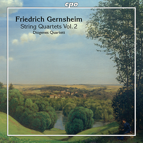 Imagen de apoyo de  GERNSHEIM, F.: String Quartets, Vol. 2 - No. 5 / String Quintet No. 2 (Diogenes Quartet)