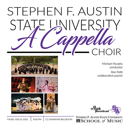 Imagen de apoyo de  2022 Texas Music Educators Association (TMEA): Stephen F. Austin State University A Cappella Choir
