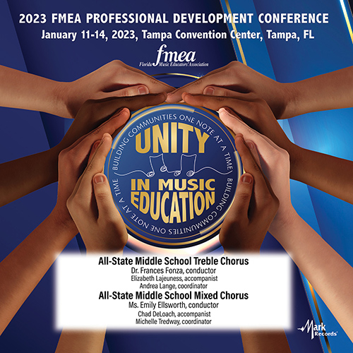 Imagen de apoyo de  2023 Florida Music Education Association (FMEA): Florida All-State Middle School Treble Chorus and All-State Middle School Mixed Chorus