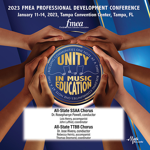 Imagen de apoyo de  2023 Florida Music Education Association (FMEA): Florida All-State SSAA High School Chorus / Florida All-State TTBB High School Chorus