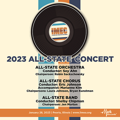Imagen de apoyo de  2023 (IMEC) Illinois Music Education Conference: All-State Band, All-State Orchestra and All-State Chorus