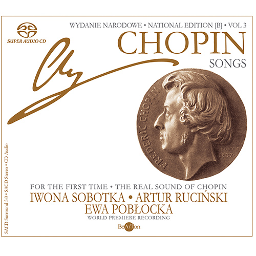 Imagen de apoyo de  CHOPIN, F.:  Songs (National Edition, Vol. 3) (Sobotka, Rucinski, Pobłocka)