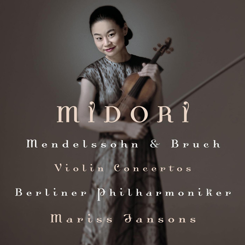 Imagen de apoyo de  MENDELSSOHN, Felix: Violin Concerto, Op. 64 / BRUCH, M.: Violin Concerto No. 1 (Midori, Berlin Philharmonic, Jansons)