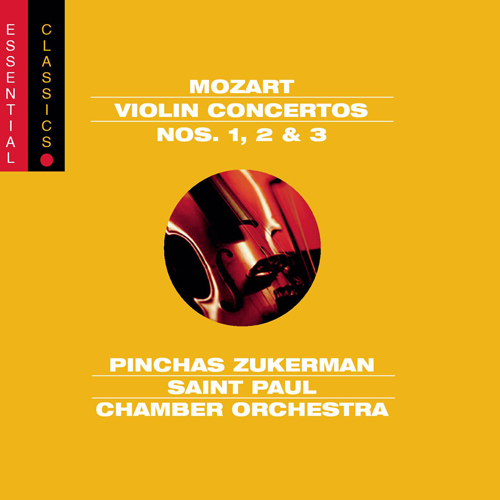 Imagen de apoyo de  MOZART, W.A.: Violin Concertos Nos. 1-3 (Zukerman, Saint Paul Chamber Orchestra)