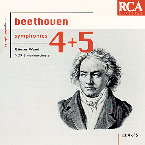 Imagen de apoyo de  BEETHOVEN, L. van: Symphonies Nos. 4 and 5 (North German Radio Symphony, G. Wand)