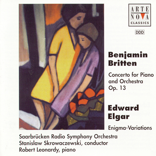 Imagen de apoyo de  BRITTEN, B.: Piano Concerto, Op. 13 / ELGAR, E.: Variations on an Original Theme, "Enigma" (Leonardy, Saarbrücken Radio Symphony, Skrowaczewski)