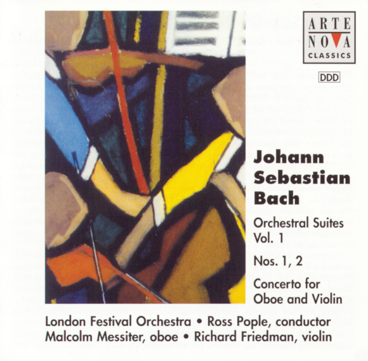 Imagen de apoyo de  BACH, J.S.: Orchestral Suites, Vol. 1 - BWV 1066, 1067 / Concerto for Oboe and Violin, BWV 1060 (Messiter, Friedman, London Festival Orchestra, Pople)
