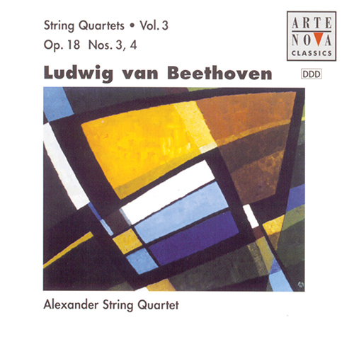 Imagen de apoyo de  BEETHOVEN, L. van: String Quartets, Vol. 3 - Op. 18, Nos. 3 and 4 (Alexander String Quartet)