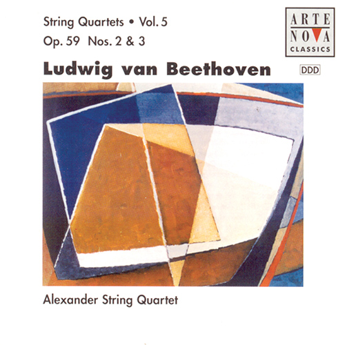 Imagen de apoyo de  BEETHOVEN, L. van: String Quartets, Vol. 5 - Op. 59, Nos. 2 and 3 (Alexander String Quartet)
