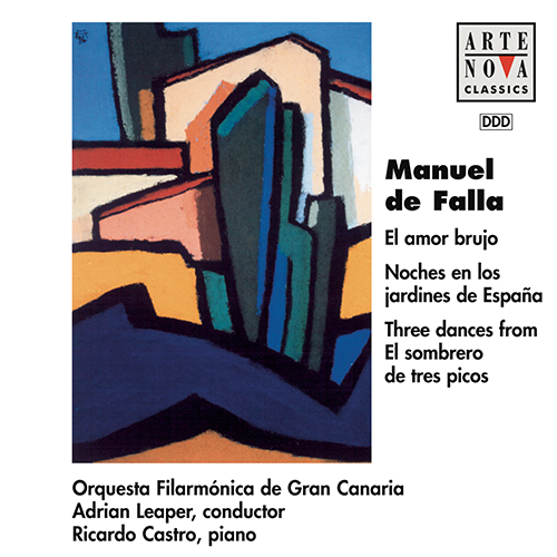Imagen de apoyo de  FALLA, M. de: Amor brujo (El) / Noches en los jardines de España / El sombrero de tres picos: Suite No. 2 (Castro, Gran Canaria Philharmonic, Leaper)