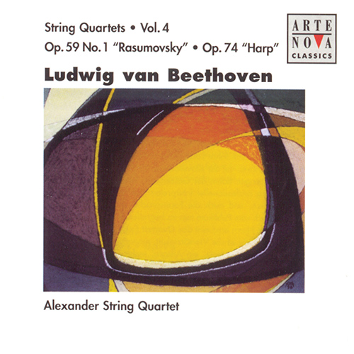 Imagen de apoyo de  BEETHOVEN, L. van: String Quartets, Vol. 4 - Nos. 7, "Rasumovsky", 10, "Harp" (Alexander String Quartet)