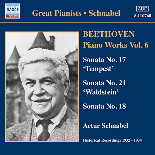Imagen de apoyo de  BEETHOVEN: Piano Sonatas Nos. 17, 18 and 21 (Schnabel) (1932, 1934)