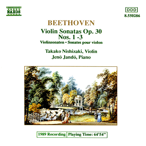 Imagen de apoyo de  BEETHOVEN, L. van: Violin Sonatas Nos. 6-8 (Takako Nishizaki, Jandó)
