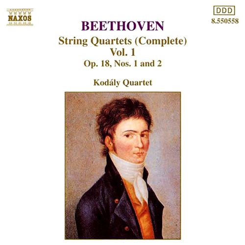 Imagen de apoyo de  BEETHOVEN, L. van: String Quartets, Vol. 1 (Kodály Quartet) - Nos. 1, 2