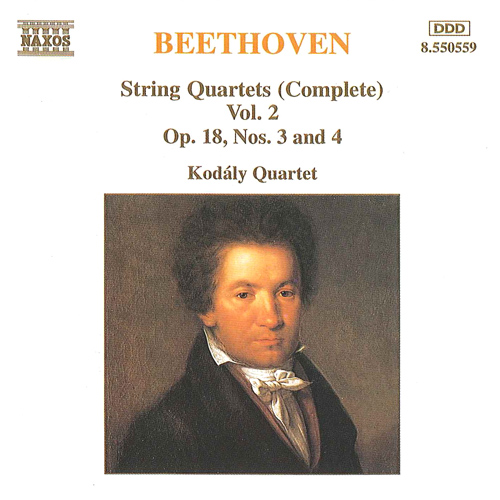 Imagen de apoyo de  BEETHOVEN, L. van: String Quartets, Vol. 2 (Kodály Quartet) - Nos. 3, 4