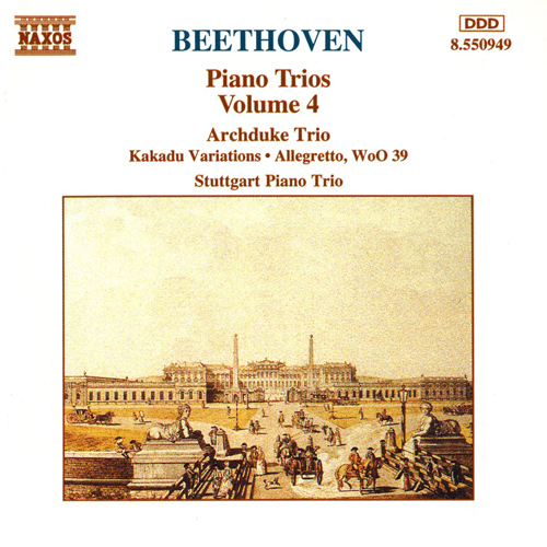 Imagen de apoyo de  BEETHOVEN: Archduke Trio / Kakadu Variations / Allegretto, WoO 39