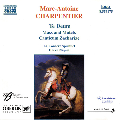 Imagen de apoyo de  CHARPENTIER, M.-A.: Sacred Music, Vol. 3 (Le Concert Spirituel. Niquet) - Te Deum / Mass / Motets / Canticum Zachariae