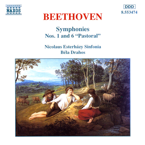 Imagen de apoyo de  BEETHOVEN, L. van: Symphonies Nos. 1 and 6 (Nicolaus Esterházy Sinfonia, Drahos)