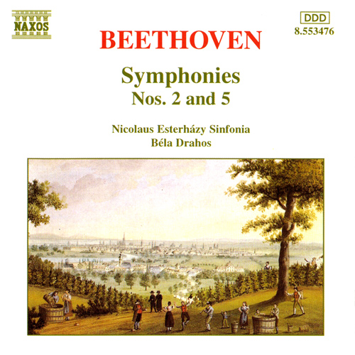 Imagen de apoyo de  BEETHOVEN, L. van: Symphonies Nos. 2 and 5 (Nicolaus Esterházy Sinfonia, Drahos)