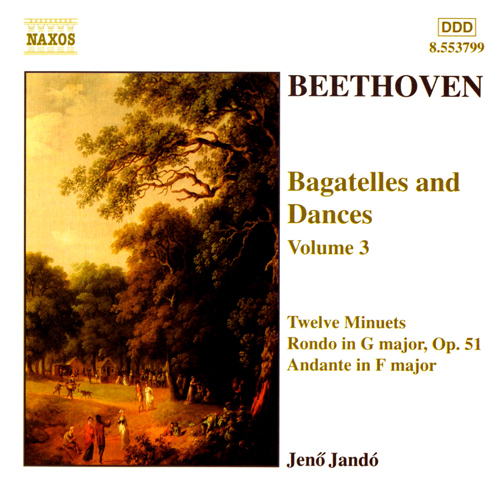 Imagen de apoyo de  BEETHOVEN, L. van: Bagatelles and Dances, Vol. 3 (Jandó)