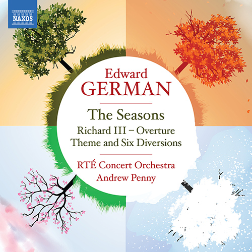Imagen de apoyo de  GERMAN, E.: The Seasons (1899 version) / Richard III: Overture / Theme and 6 Diversions (RTÉ Concert Orchestra, Penny)