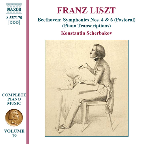 Imagen de apoyo de  LISZT: Beethoven Symphonies Nos. 4 and 6 (Transcriptions) (Liszt Complete Piano Music, Vol. 19)