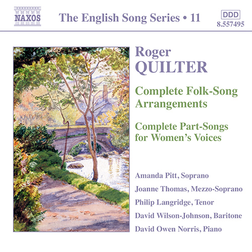 Imagen de apoyo de  QUILTER: Folk-Song Arrangements / Part-Songs for Women's Voices (Complete) (English Song, Vol. 11)