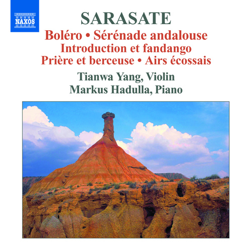 Imagen de apoyo de  SARASATE, P. de: Violin and Piano Music, Vol. 3 (Tianwa Yang, Hadulla)
