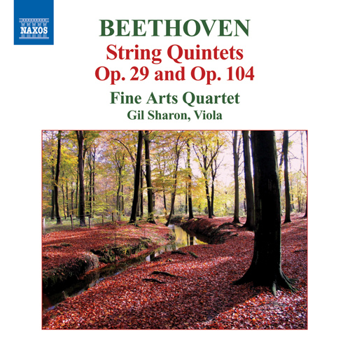 Imagen de apoyo de  BEETHOVEN, L. van: String Quintets, Opp. 29 and 104 / Fugue, Op. 137 (Fine Arts Quartet, Sharon)