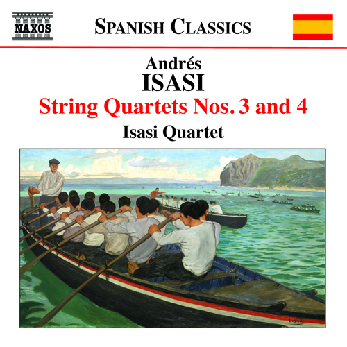 Imagen de apoyo de  ISASI, A.: String Quartets, Vol. 2 (Isasi Quartet) - Nos. 3 and 4