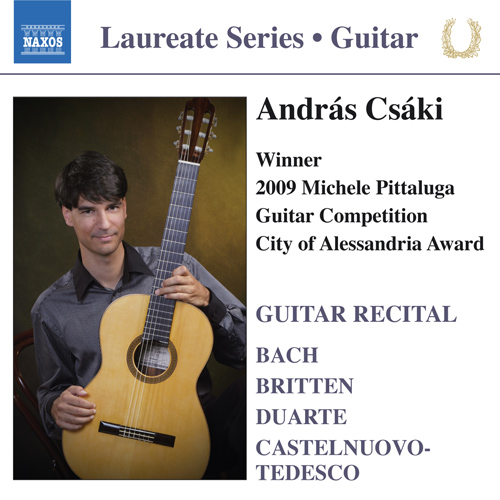 Imagen de apoyo de  Guitar Recital: Csáki, András - BACH, J.S. / BRITTEN, B. / DUARTE, J.W. / CASTELNUOVO-TEDESCO, M.
