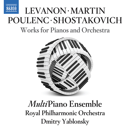 Imagen de apoyo de  LEVANON, A. / MARTIN, F. / POULENC, F. / SHOSTAKOVICH, D.: Works for Pianos and Orchestra (MultiPiano, Royal Philharmonic, Yablonsky)
