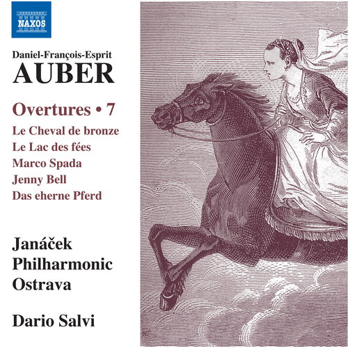 Imagen de apoyo de  AUBER, D.-F.: Overtures, Vol. 7 - Le cheval de bronze /  Le lac des fées / Marco Spada / Jenny Bell (Janáček Philharmonic Ostrava, Salvi)
