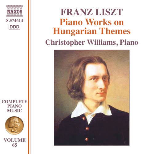 Imagen de apoyo de  LISZT, F.: Piano Works on Hungarian Themes (Liszt Complete Piano Music, Vol. 65) (Christopher Williams)