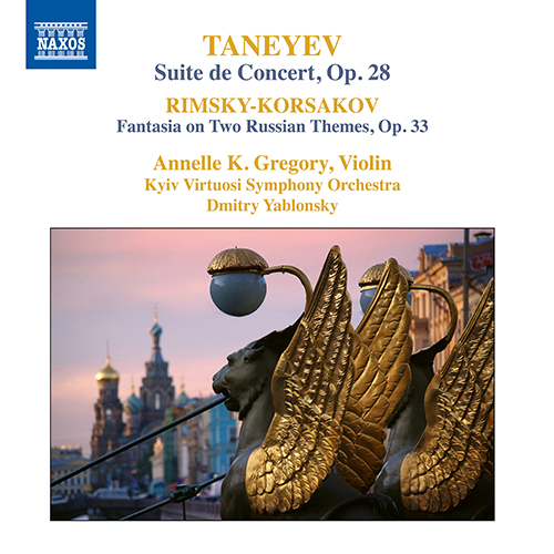 Imagen de apoyo de  TANEYEV, S.I.: Suite de Concert / RIMSKY-KORSAKOV, N.A.: Fantasia on 2 Russian Themes (A.K. Gregory, Kiev Virtuosi Symphony, D. Yablonsky)