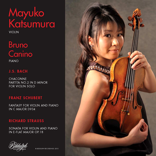 Imagen de apoyo de  Violin Recital: Katsumura, Mayuko - BACH, J.S. / SCHUBERT, F. / STRAUSS, R.