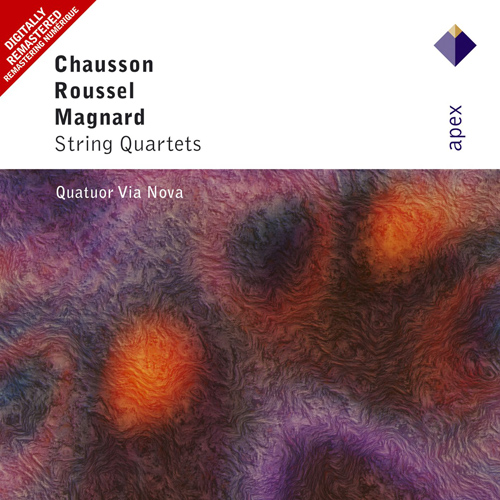 Imagen de apoyo de  CHAUSSON, E.: String Quartet, Op. 35 / ROUSSEL, A.: String Quartet, Op. 45 / MAGNARD, A.: String Quartet, Op. 16 (Via Nova Quartet)