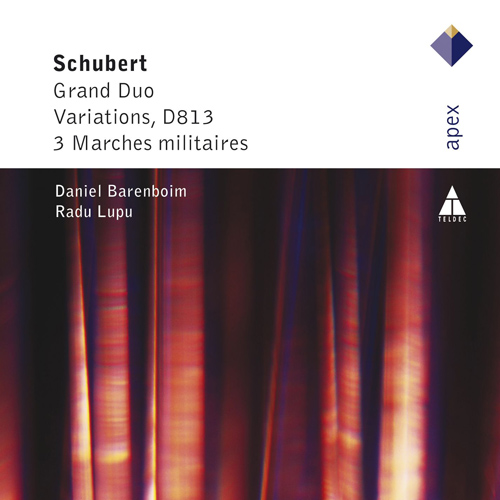 Imagen de apoyo de  SCHUBERT, F.: 3 Marches militaires / 8 Variations on an Original Theme, Op. 35 / Sonata for Piano 4 Hands, "Grand Duo" (Barenboim, Lupu)