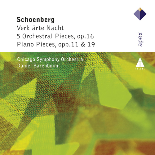 Imagen de apoyo de  SCHOENBERG, A.: Verklarte Nacht / 5 Orchestral Pieces / Piano Pieces, Opp. 11 and 19 (Chicago Symphony, Barenboim)