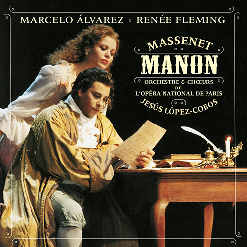 Imagen de apoyo de  MASSENET, J.: Manon [Opera] (Fleming, Azzaretti, Cals, Haiden, Álvarez, Sénéchal, Ribot, Paris National Opera Chorus and Orchestra, López-Cobos)