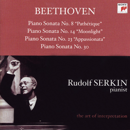 Imagen de apoyo de  BEETHOVEN, L. van: Piano Sonatas Nos. 8, "Pathétique", 14, "Moonlight", 23, "Appassionata" and 30 (R. Serkin)