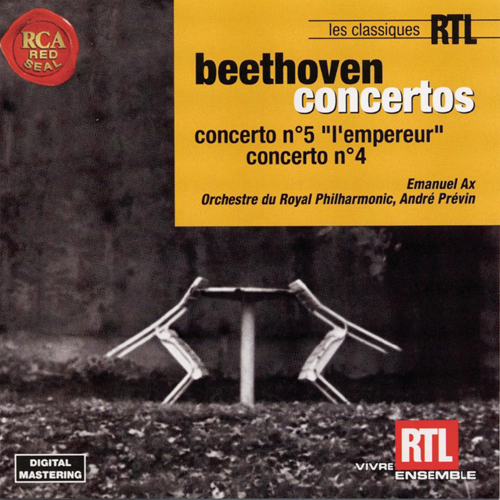 Imagen de apoyo de  BEETHOVEN, L. van: Piano Concertos Nos. 4 and 5, "Emperor" (Ax, Royal Philharmonic, Previn)