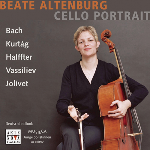 Imagen de apoyo de  Cello Recital: Altenburg, Beate - BACH, J.S. / KURTÁG, G. / HALFFTER, C. / VASSILIEV, A. / JOLIVET, A. (Cello Portrait)