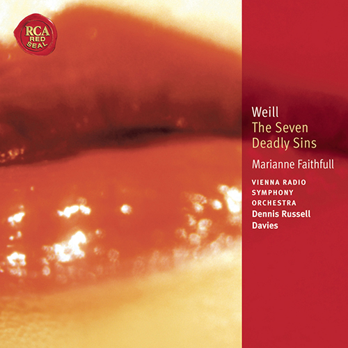 Imagen de apoyo de  WEILL, K.: 7 Todsünden (Die) (The 7 Deadly Sins) (Sung in English) (Faithfull, ORF Vienna Radio Symphony, D.R. Davies)