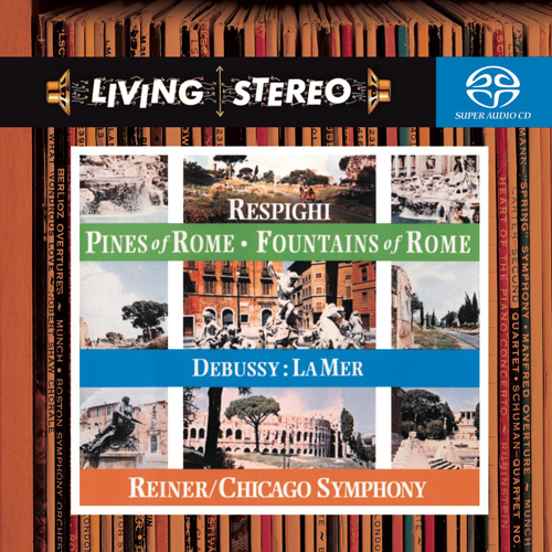 Imagen de apoyo de  RESPIGHI, O.: Fountains of Rome / Pines of Rome / DEBUSSY, C.: La mer (Chicago Symphony, Reiner)